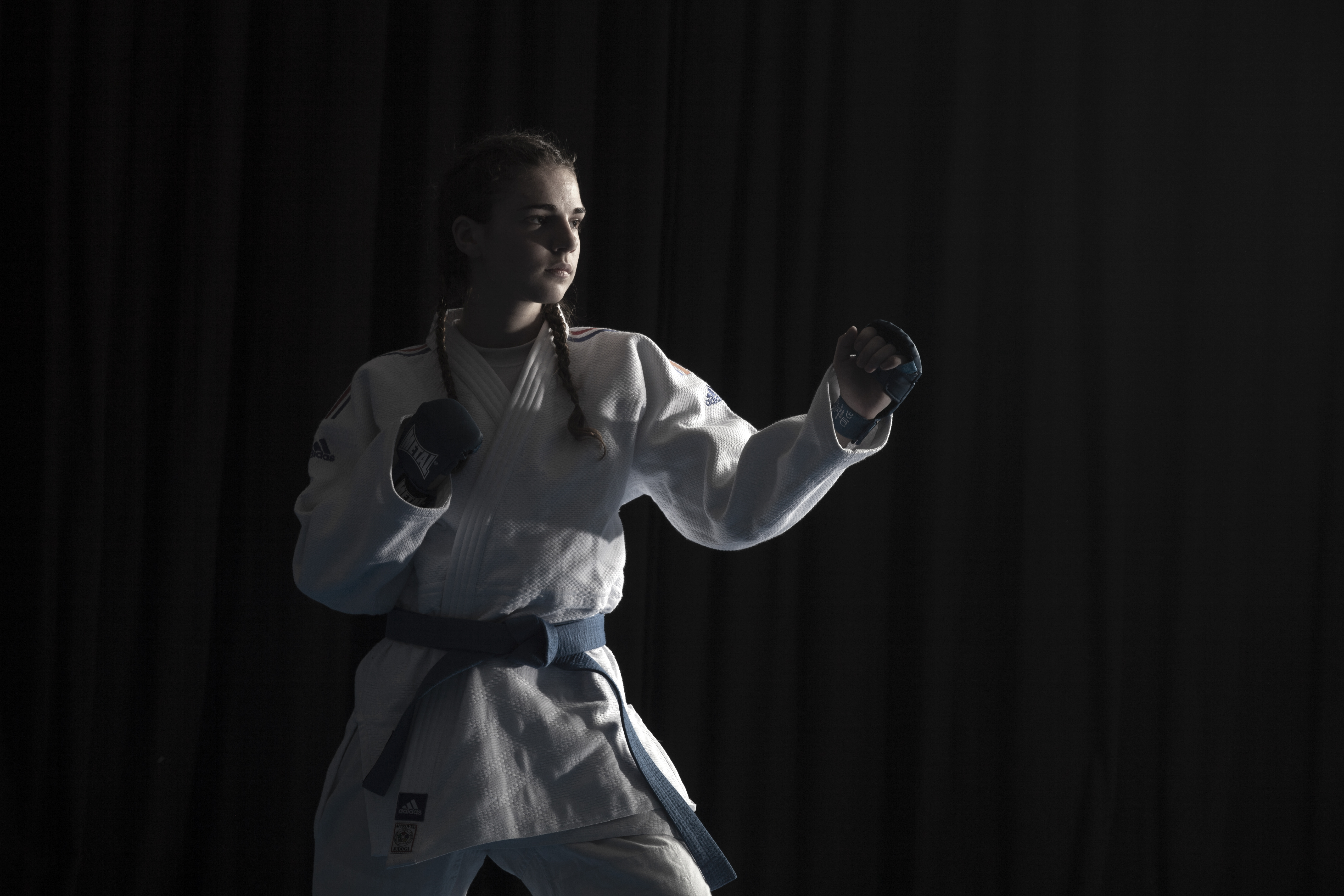 Femmes en cours de Ju-jitsu